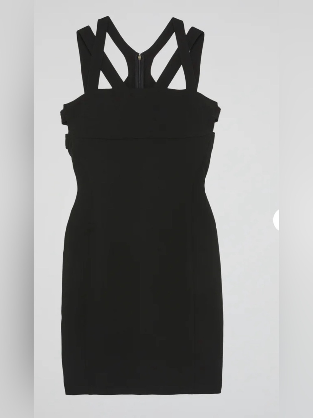 JUST CAVALLI BLACK MULTI STRAP DRESS